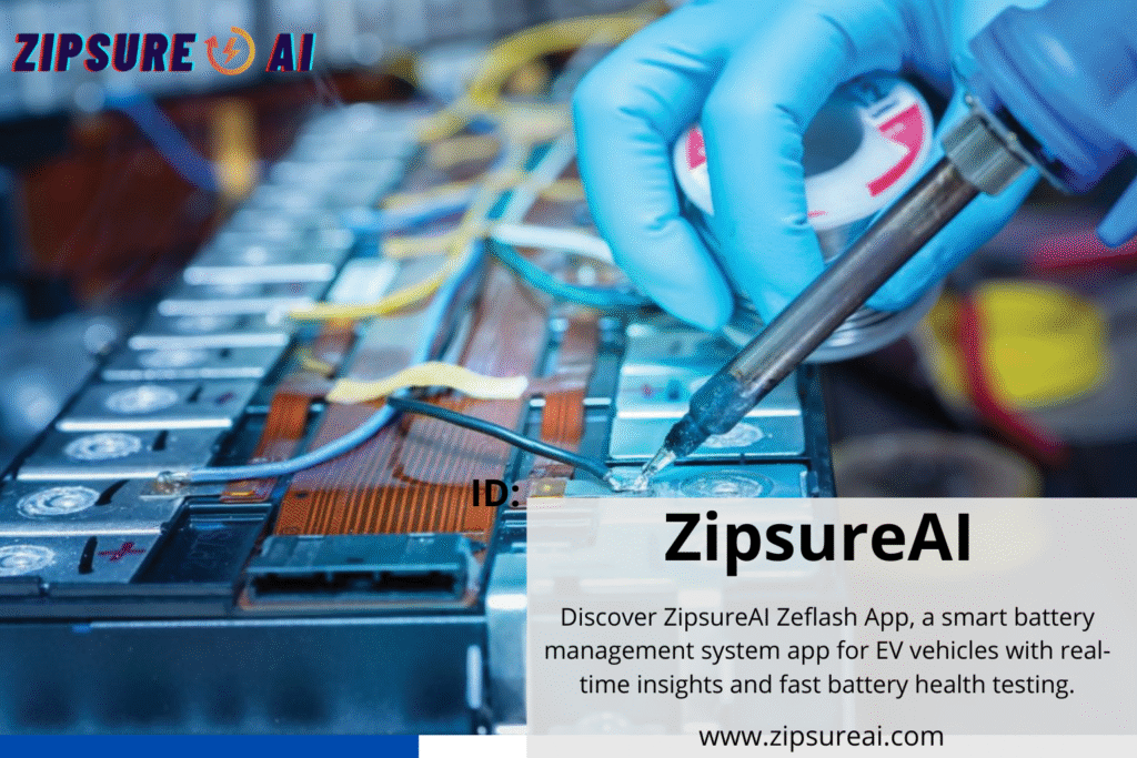 Smart Battery Management System App for EV Vehicles