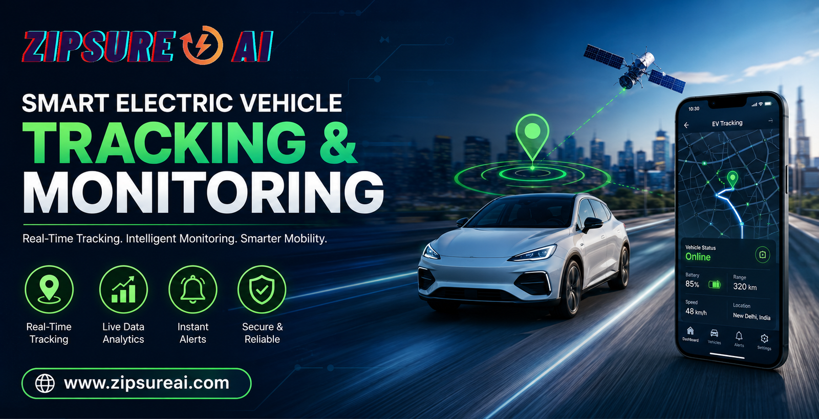 Smart Electric Vehicle Tracking and Monitoring